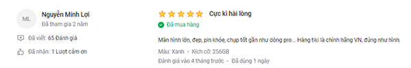 Tài khoản này cũng đưa ra nhận xét tương ứng với Vật Vờ Studio